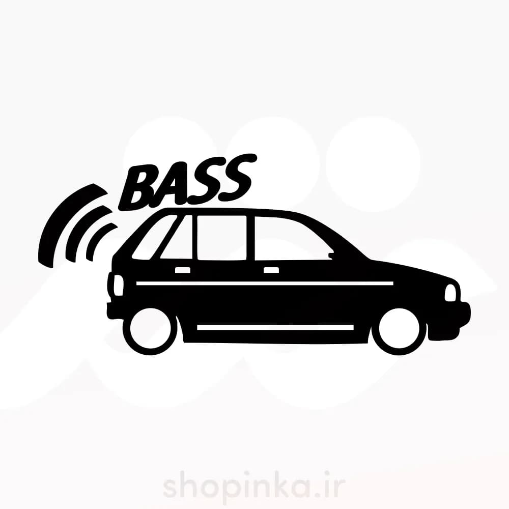 برچسب ماشین طرح ماشین BASS مناسب برای پراید 111